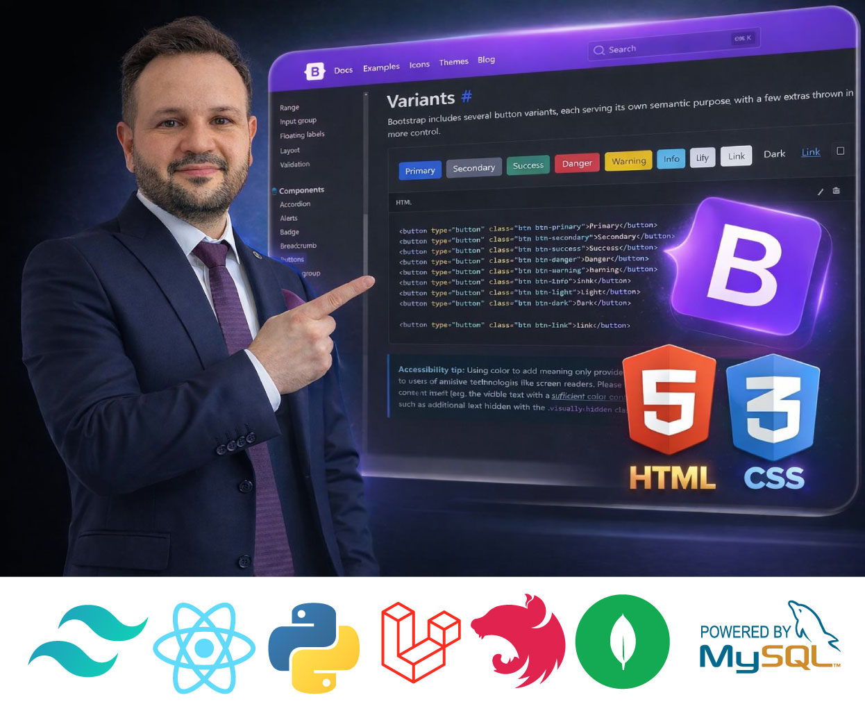 تمثيل بصري لتقنية وبرمجة — أكاديمية كلاودسوفت